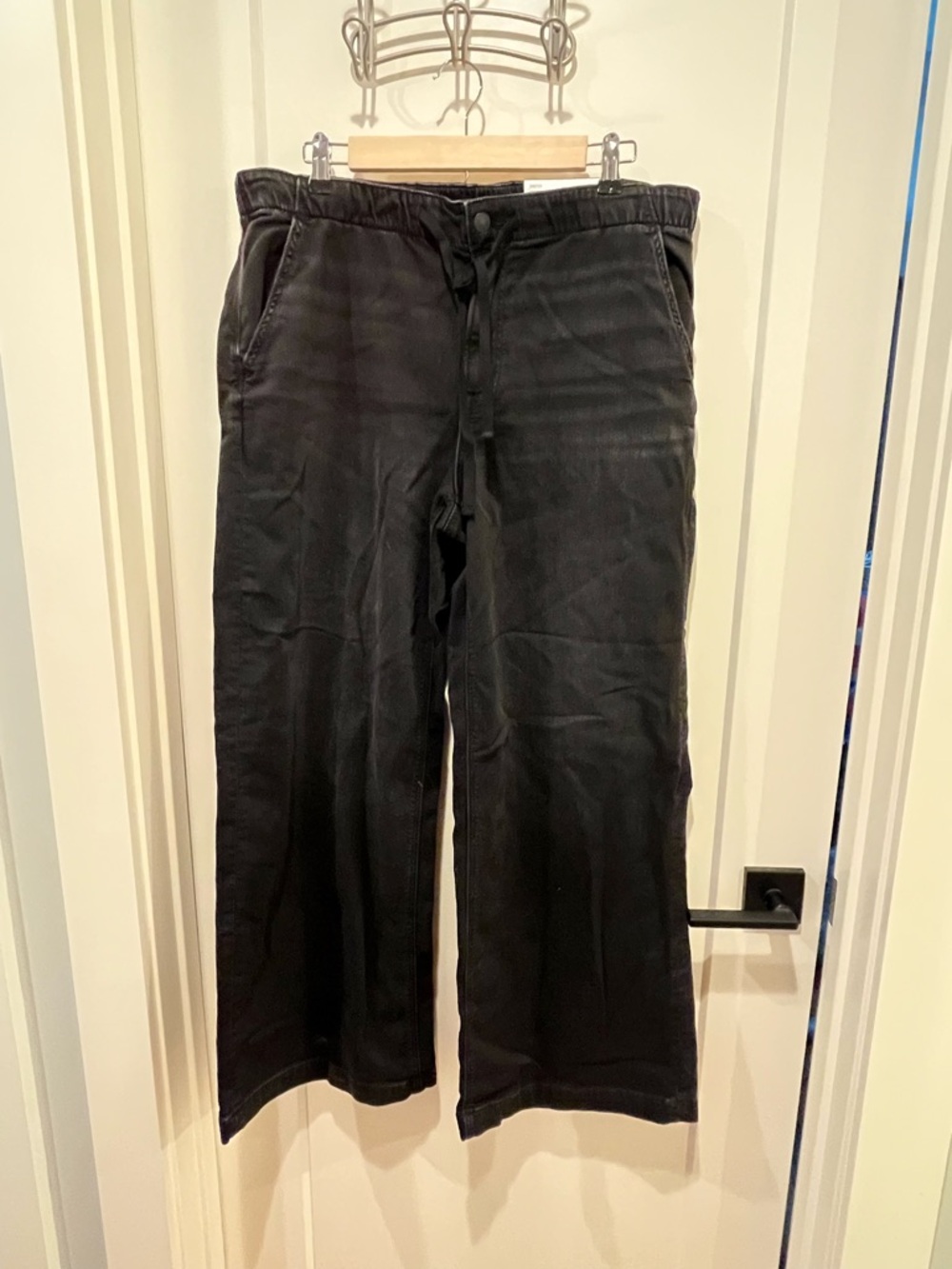 Dreamy drape cozy low rise baggy wide leg jeans